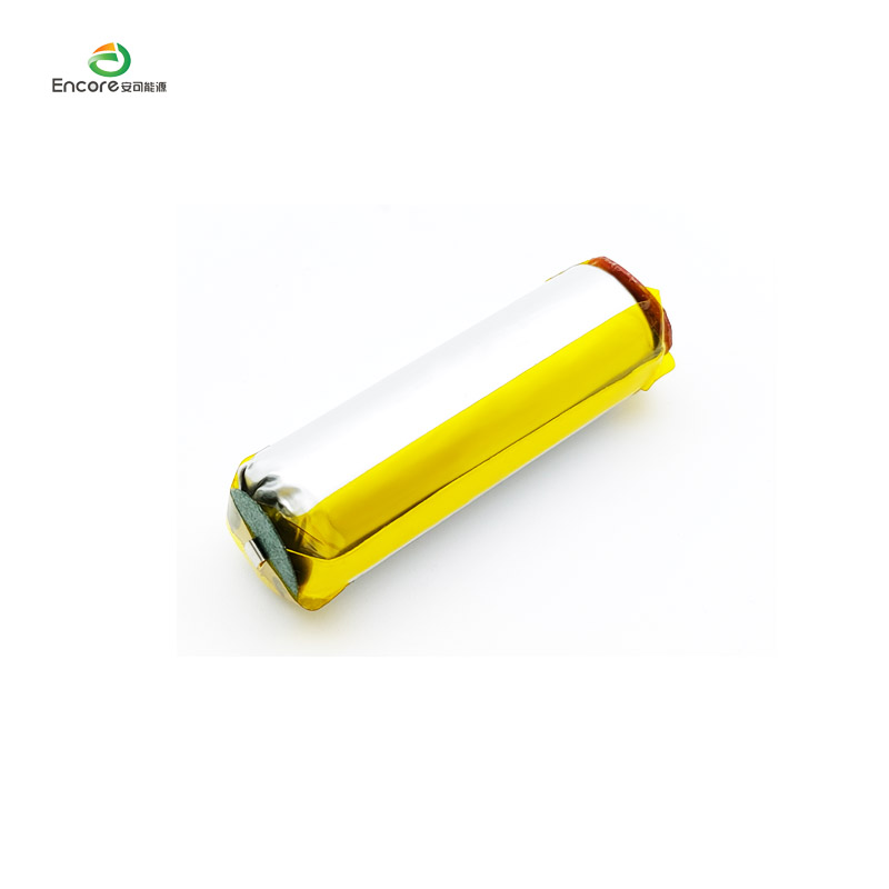 13420 750mAh Cylindrical 3.7v lipo battery