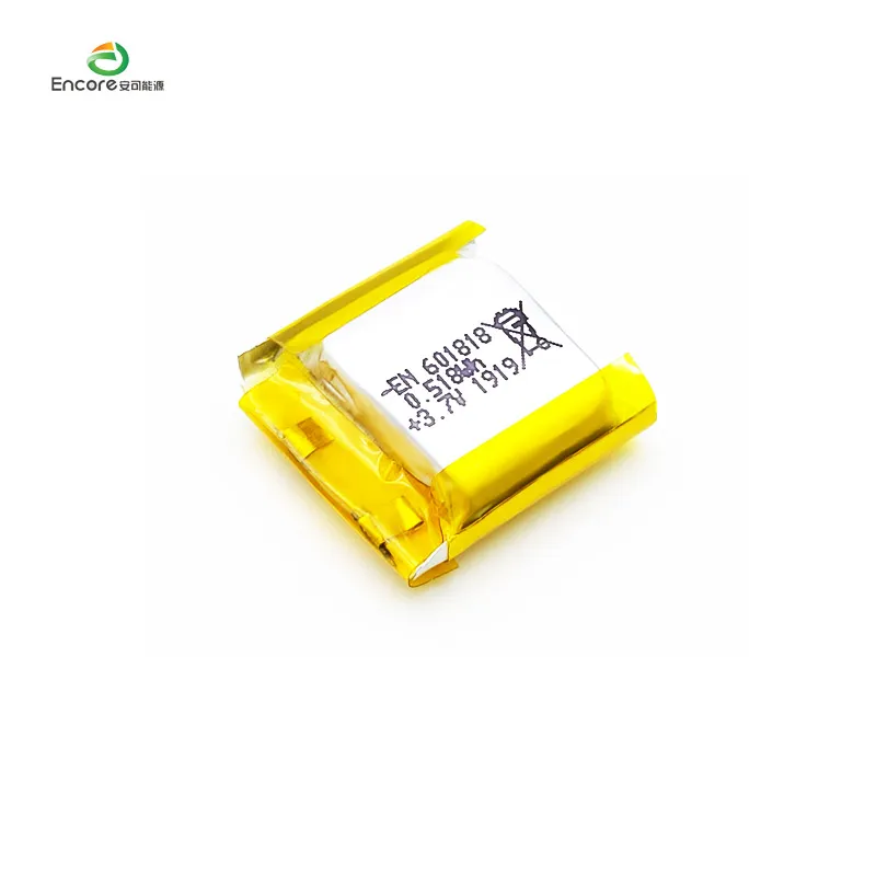 Bateri Polimer Litium Boleh Dicas Semula Lipo 3.7v 140mah