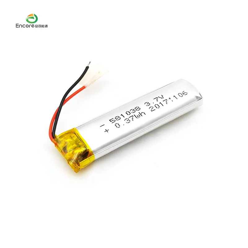 3,7 V 180 mAh Li polymérová batéria