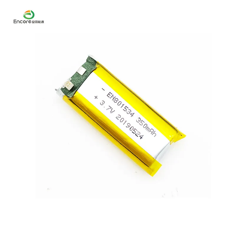 3,7 V 350 mAh Li polymérová batéria