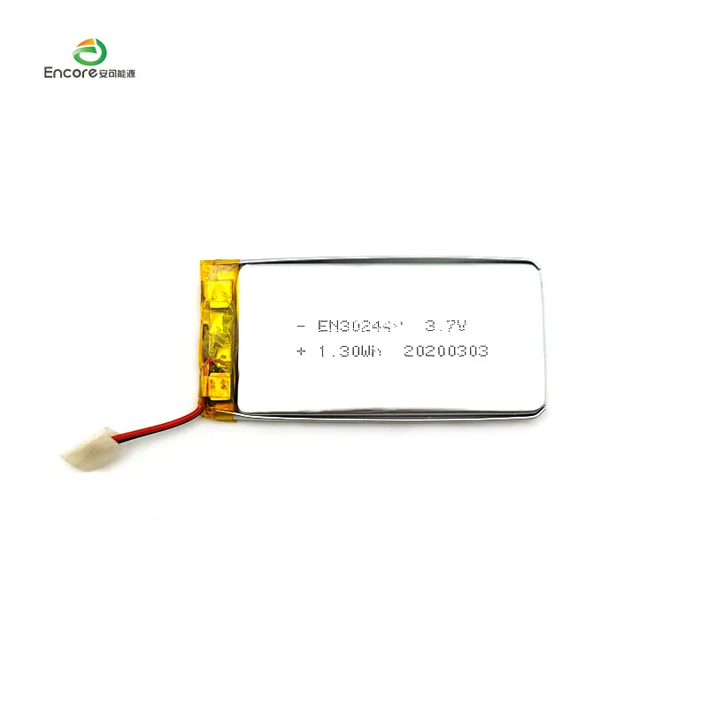 3.7v 350mah लिथियम आयन ली पॉलिमर बैटरी