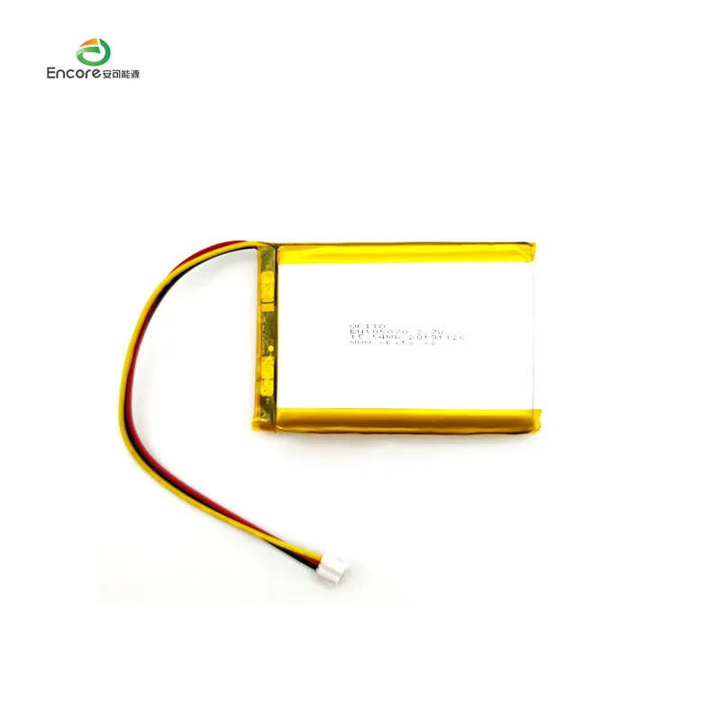 3,7v 4200mah 105070 lipo batteri