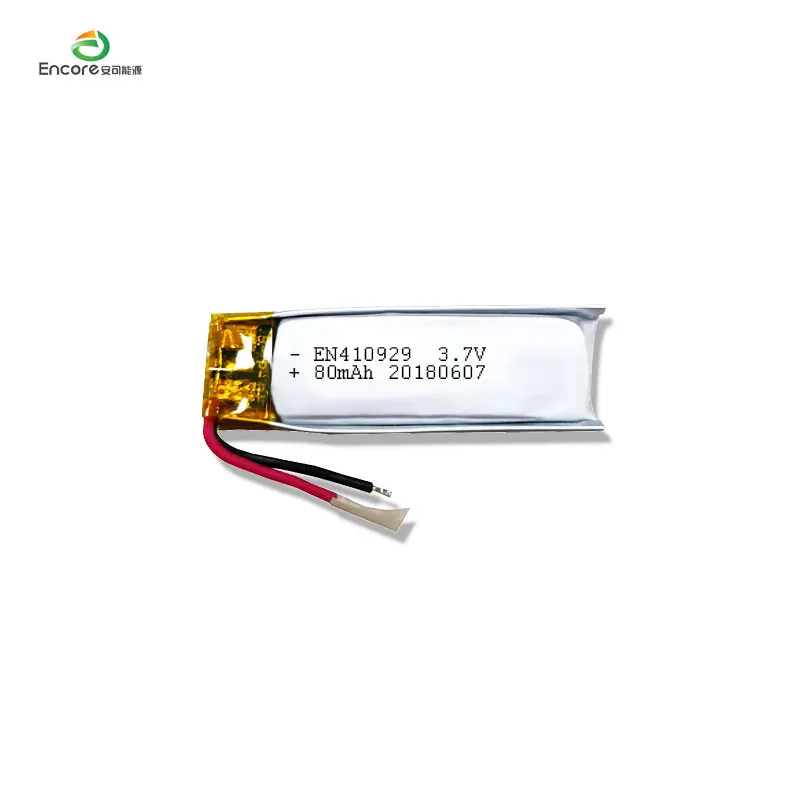 3 7v 80mah অতি পাতলা ছোট ব্লুটুথ হেডসেট ব্যাটারি