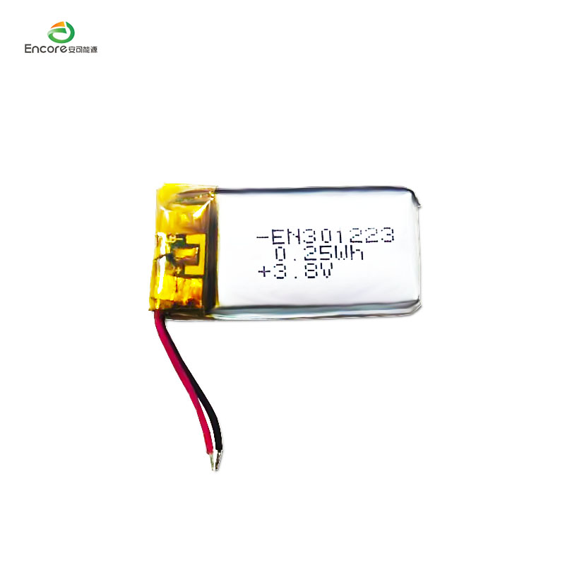 301223 0.25wh lipo battery