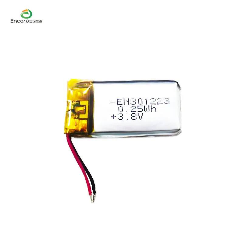 301223 0,25Wh lipo batéria