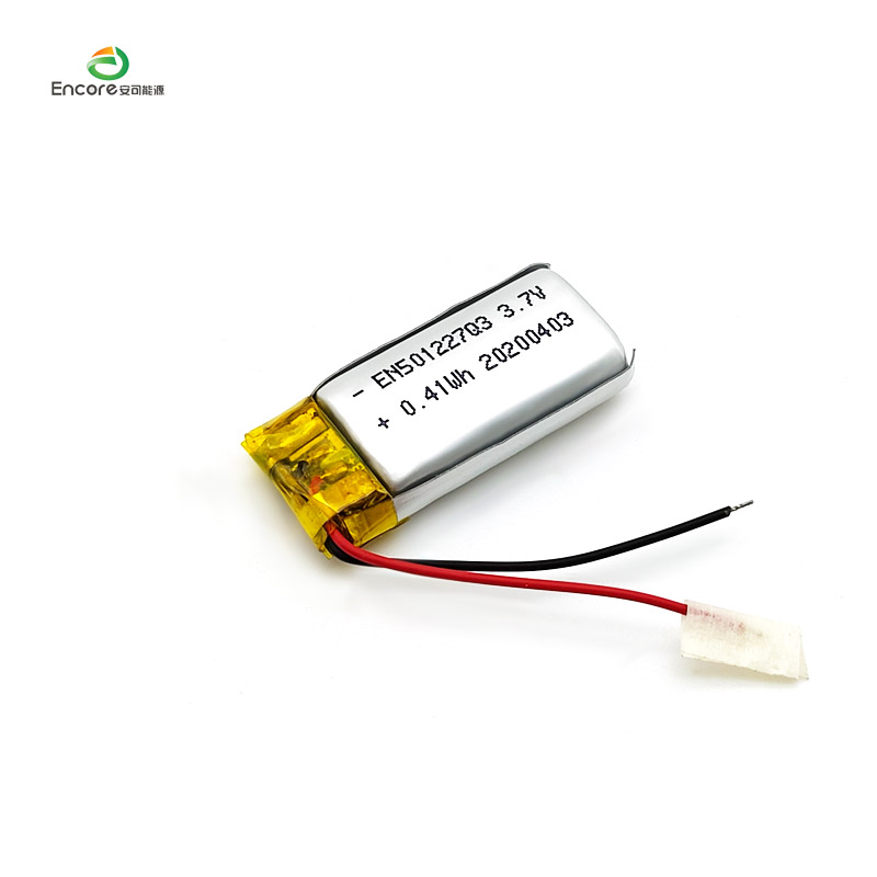 501227 Lítium-polymérová batéria 3,7 V 110 mAh