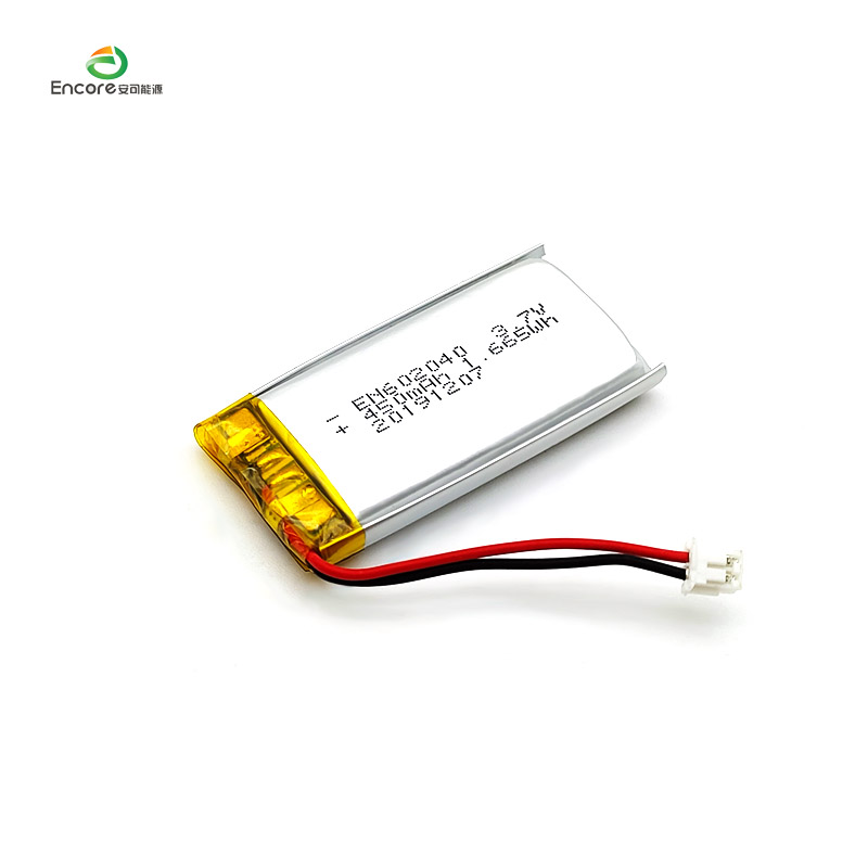 602040 3,7v 450mah Li-polymerbatteri