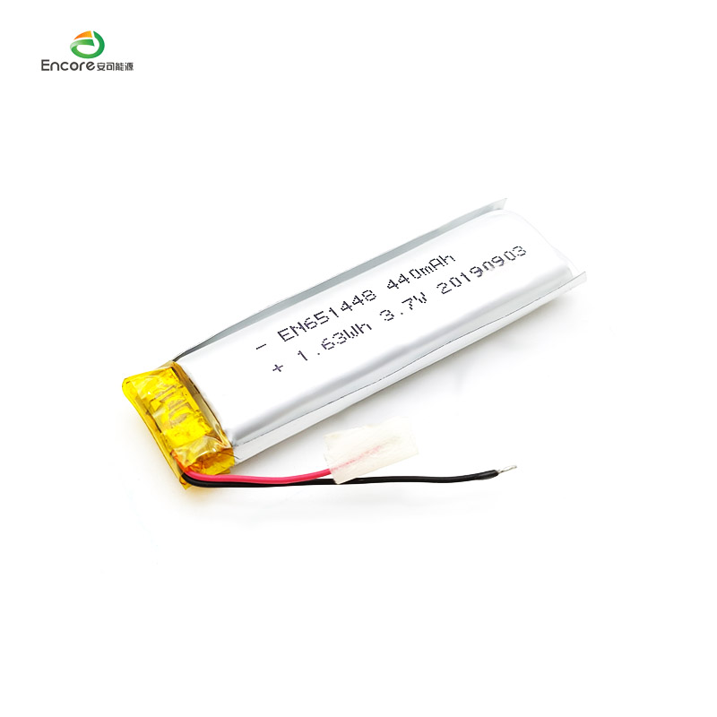 Li-polimerna baterija 3,7 V 450 mah