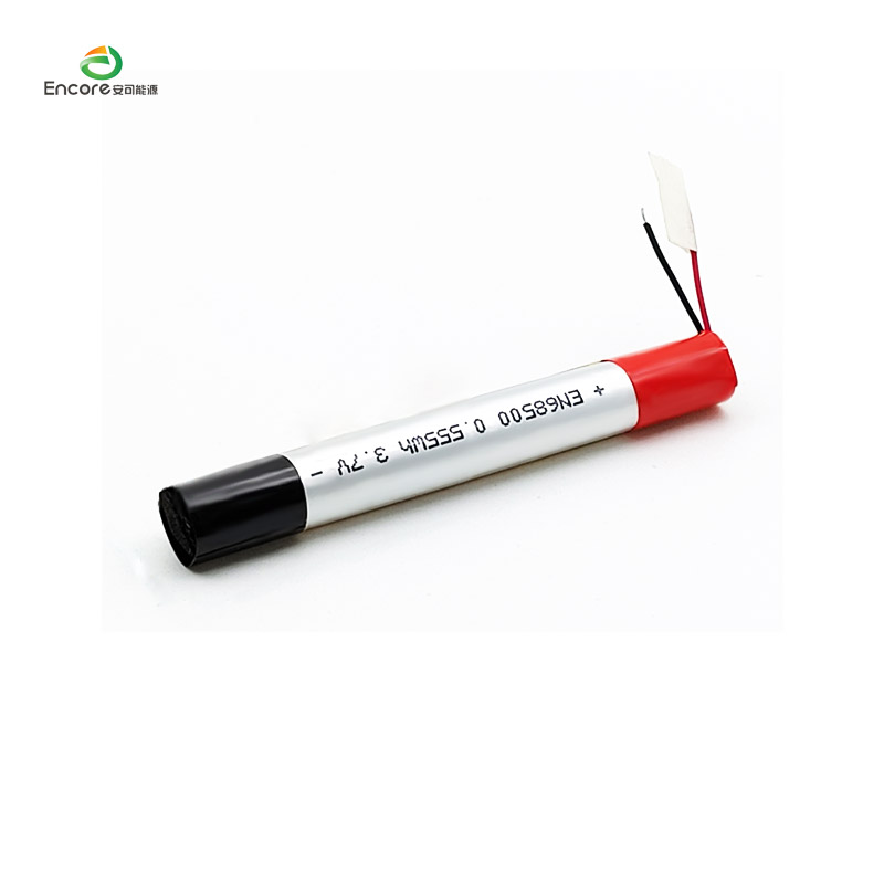 Cylindrical vape battery 68500 150mah 3.7v lipo battery