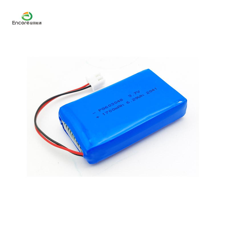 850mah Li Polymer batteri for GPS