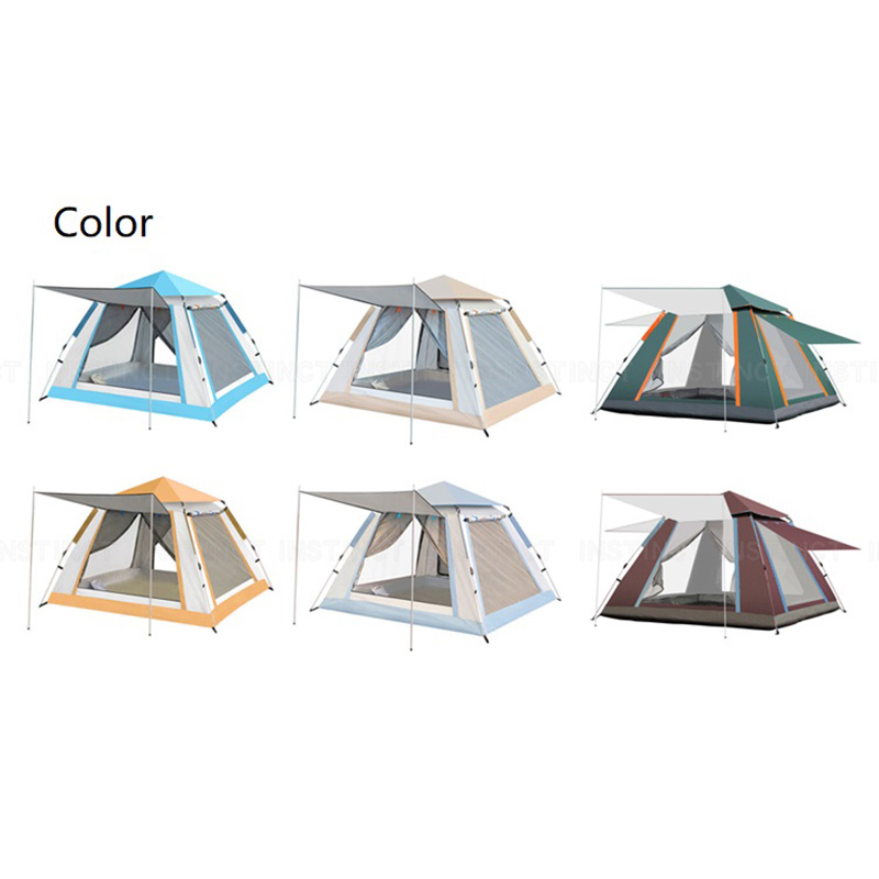 Barraca de viagem em família (tenda de quatro lados)