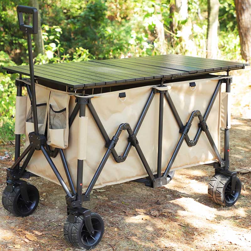 Outdoor Camping Folding Wagon Trolley