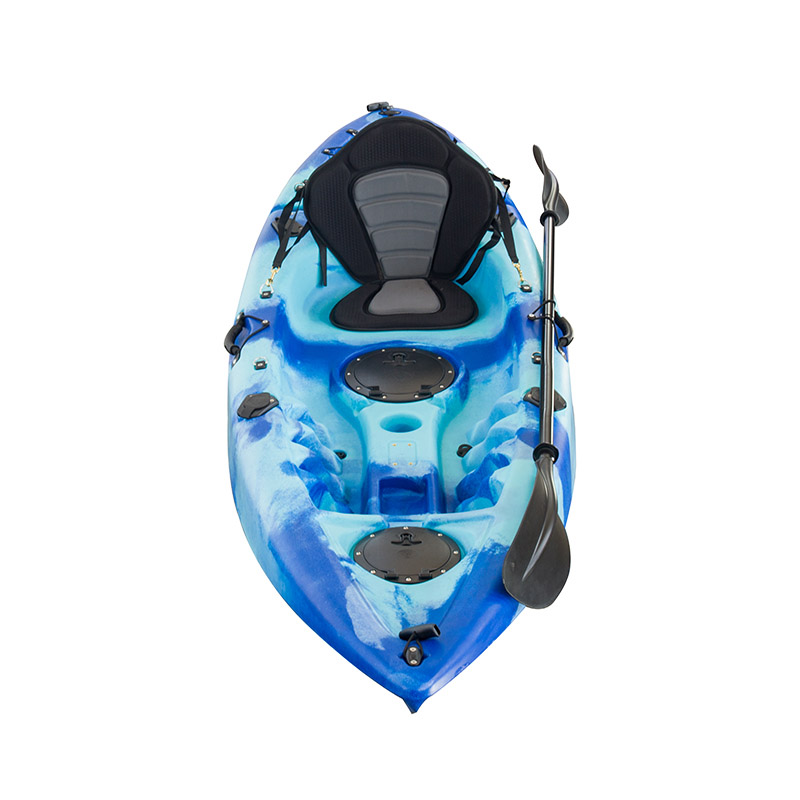 Kayak de pêche en plastique pour une personne