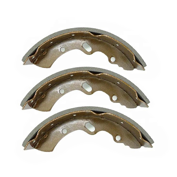 What is the braking principle of the brake pads?
