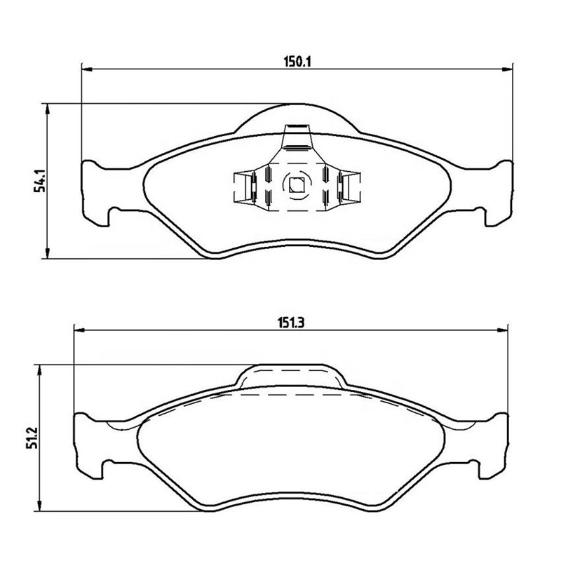 Auto parts performance  car brake pads D1460-8660 manufacturer spare parts  pastilla freno