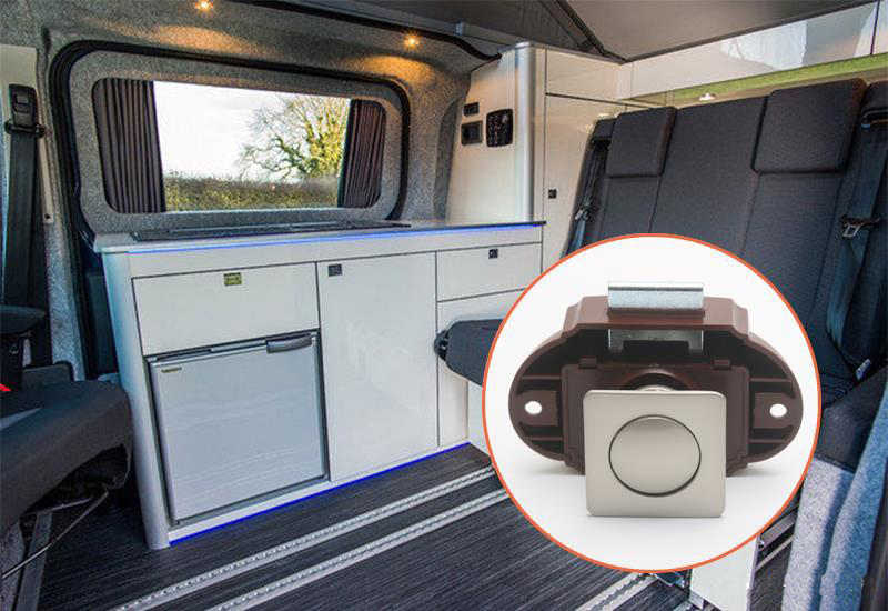 Why are push locks required in the transport of RVs, boats and yachts?