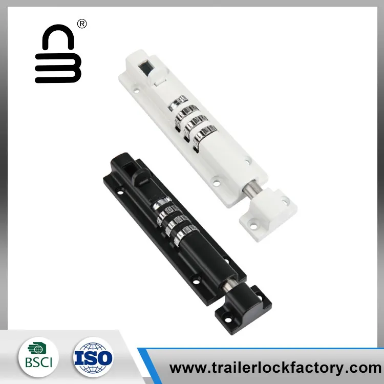 3 Digit Combination Sliding Door Bolt Lock