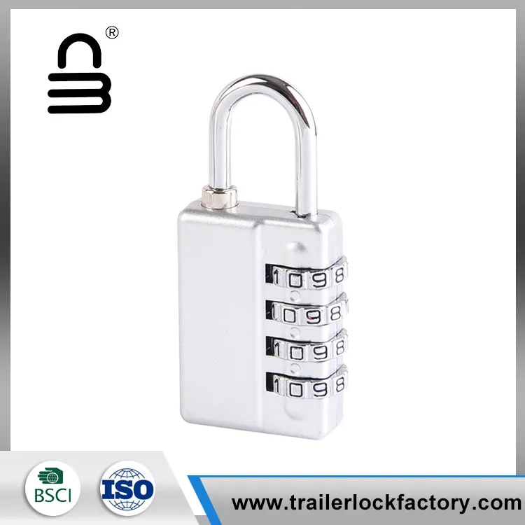 4 Digital Combination Padlock with Master Key