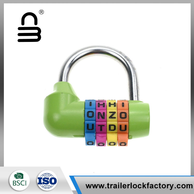 4 Letter Password Colorful Padlock - 1 