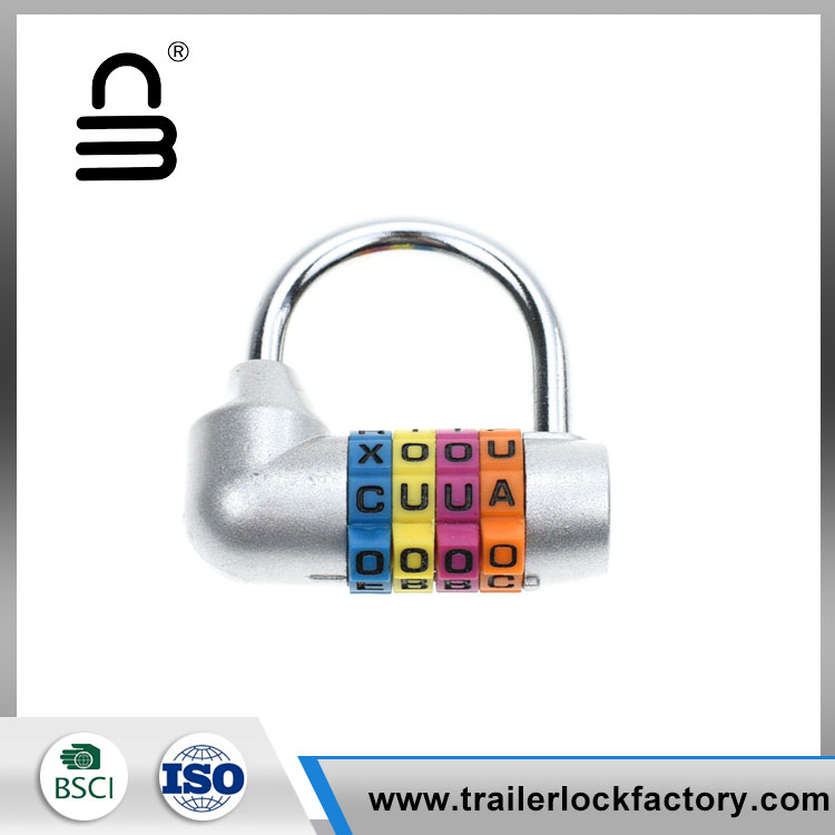 4 Letter Password Colorful Padlock - 2 