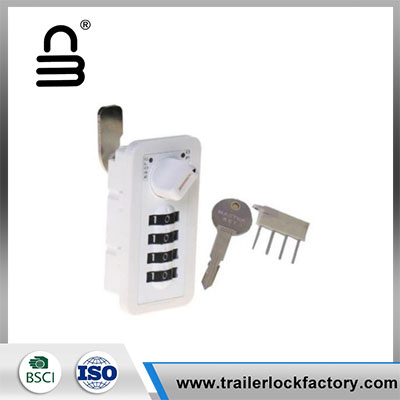 ABS Cabinet Combination Lock with Key - 2