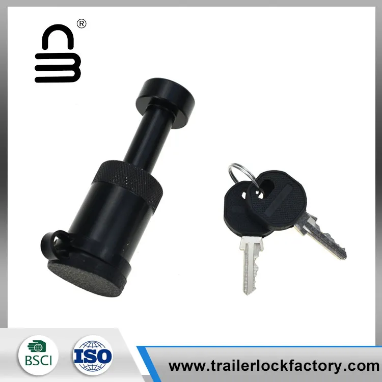 Black Short Custom-Made Trailer Hitch Lock Pin