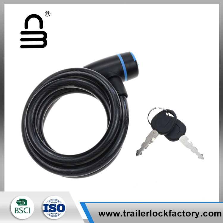 Cable Key Bike Lock - 4 