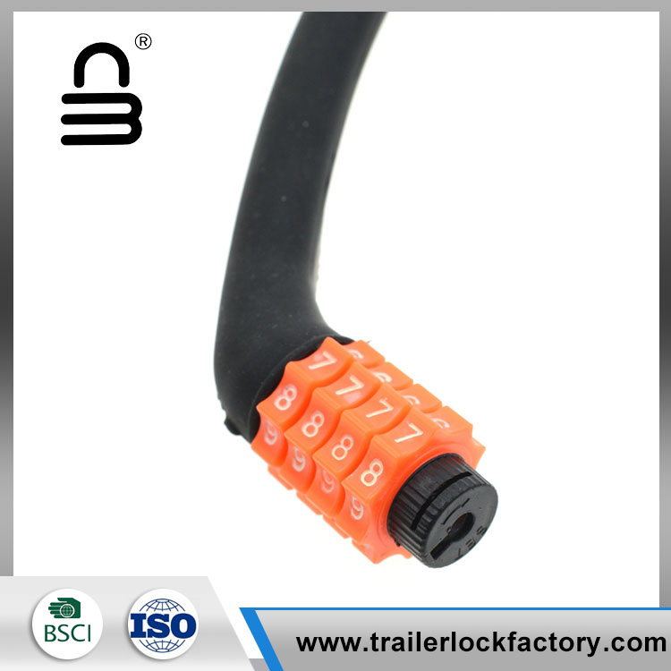 Digit Ring Silicone Tape Bike Lock - 6 