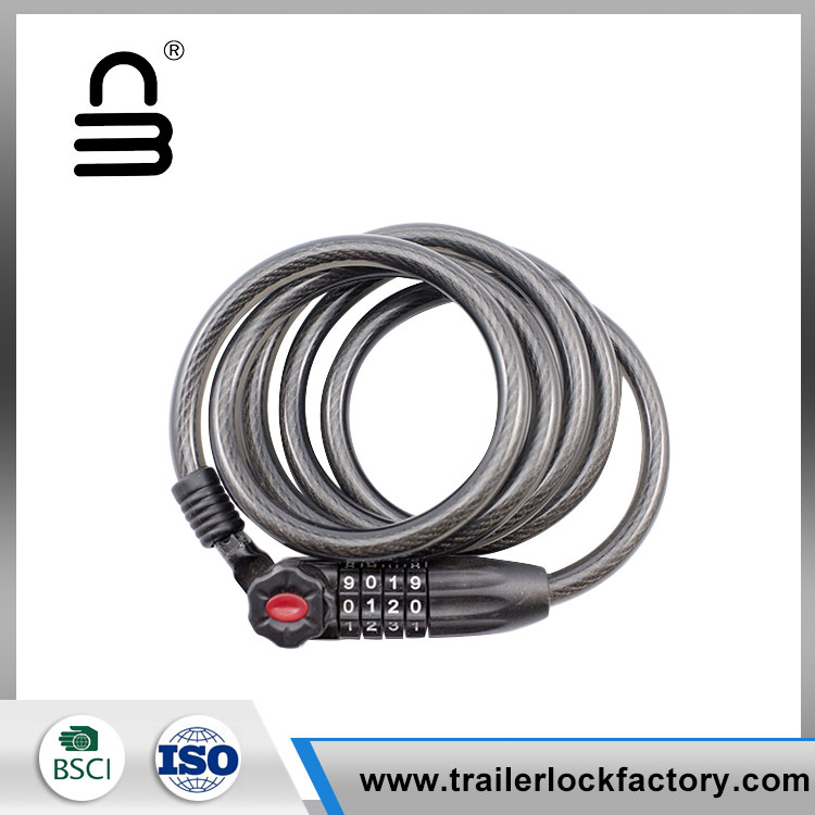 Digital Combination Cable Bicycle Lock - 2 