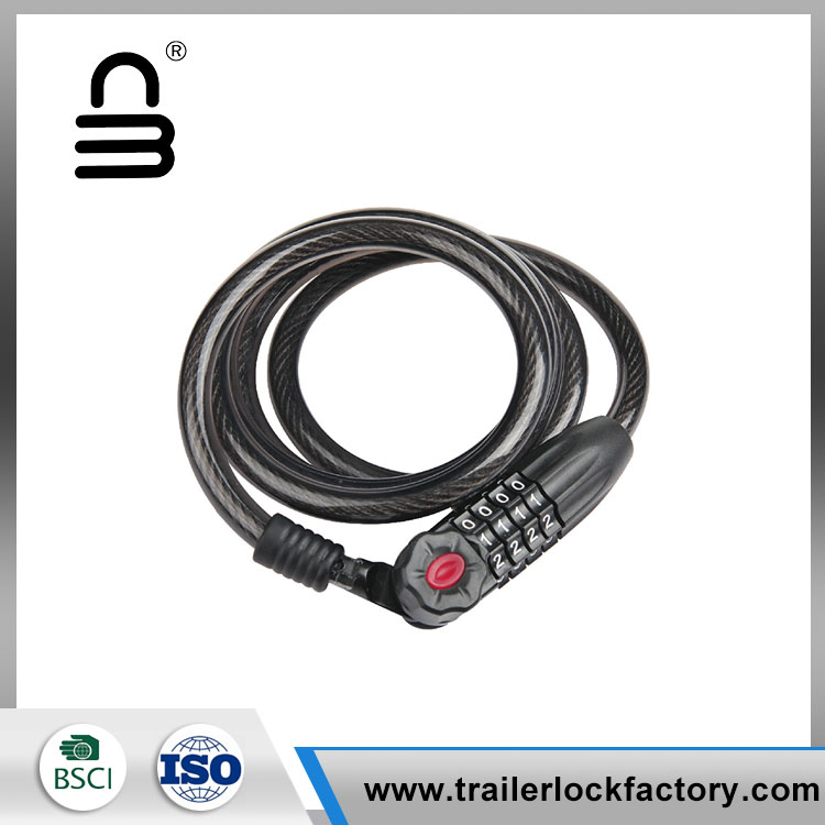 Digital Combination Cable Bicycle Lock