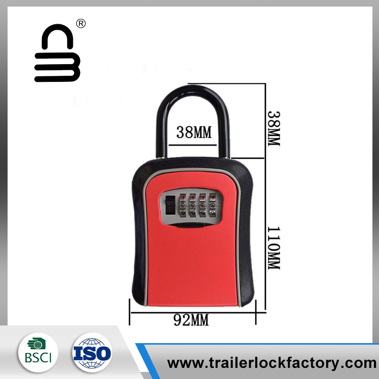 Key Lock Box With Shackle - 2