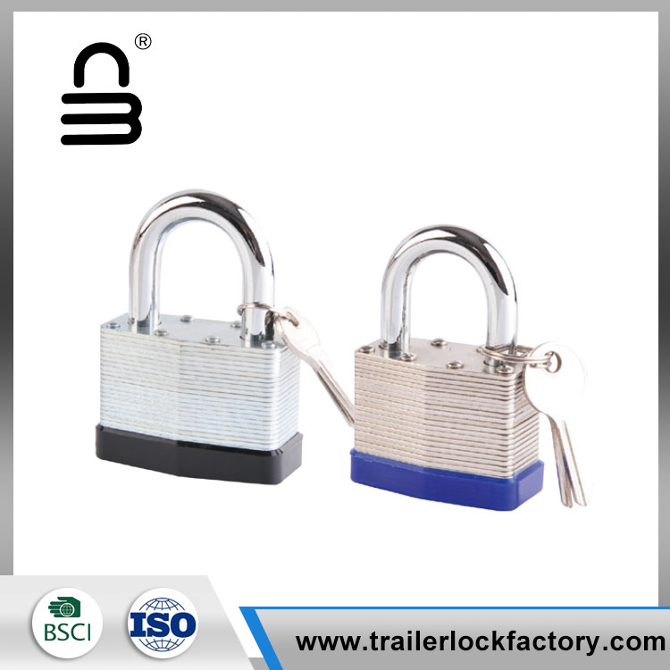 Laminated Steel Padlock Safety Pad Lock - 0 