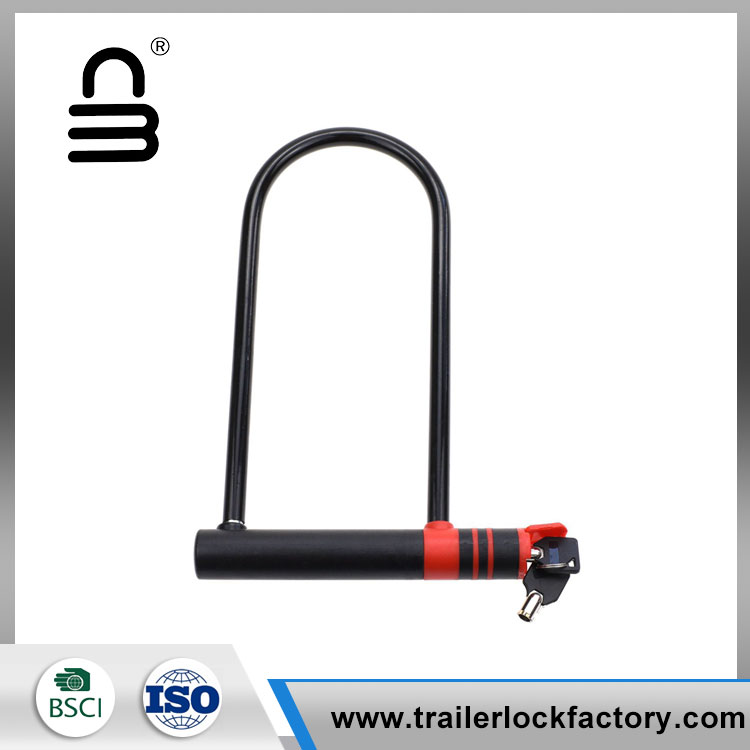 Long Shackle Bicycle U type Lock With 2 Keys - 5 