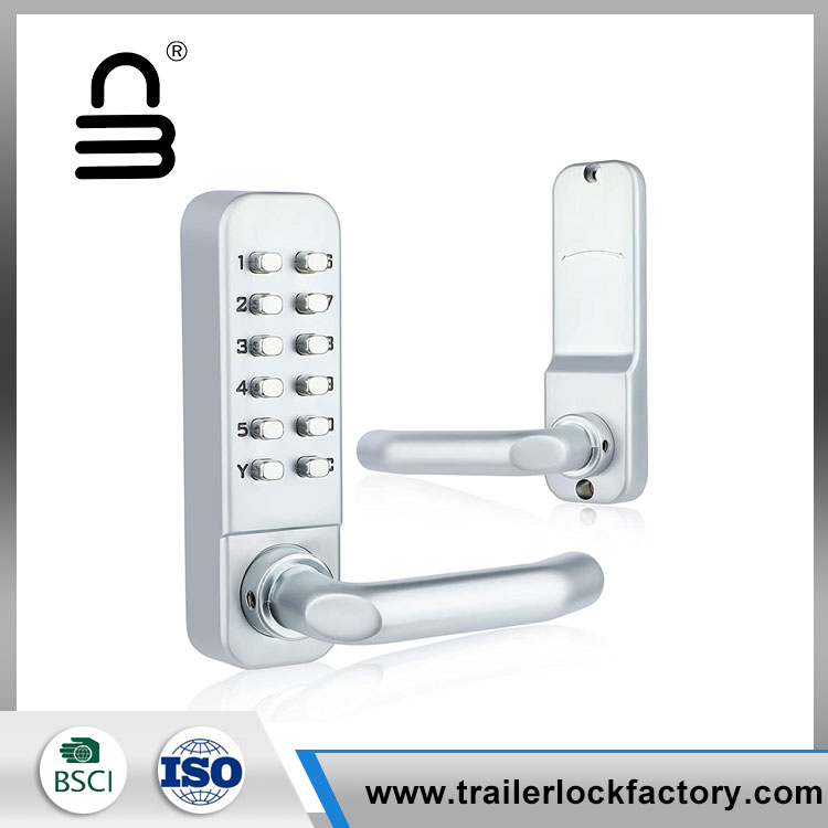 Kunci Pintu Masuk Tanpa Kunci Mekanikal dengan Tombol Pintu Pad Kekunci