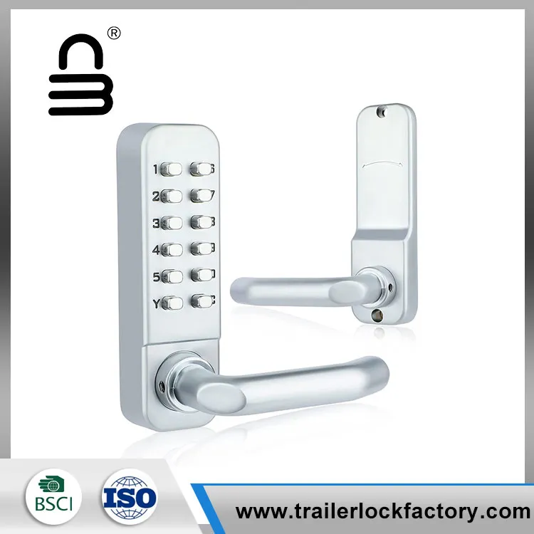 Mechanical Keyless Entry Door Lock na may Keypad Door Knob