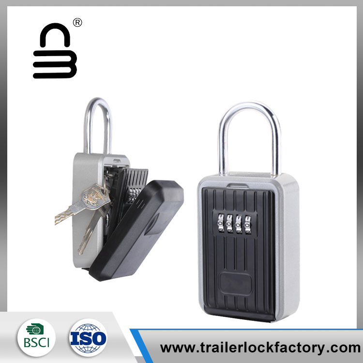 Outdoor Wall Mounted Lock Box With Shackle - 1
