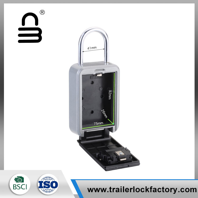 Outdoor Wall Mounted Lock Box With Shackle - 5 