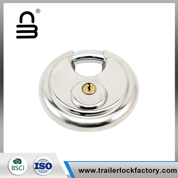 Round Trailer Hitch Lock with Key - 3
