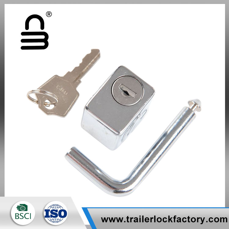 Silver Trailer Hitch Pin Lock - 2