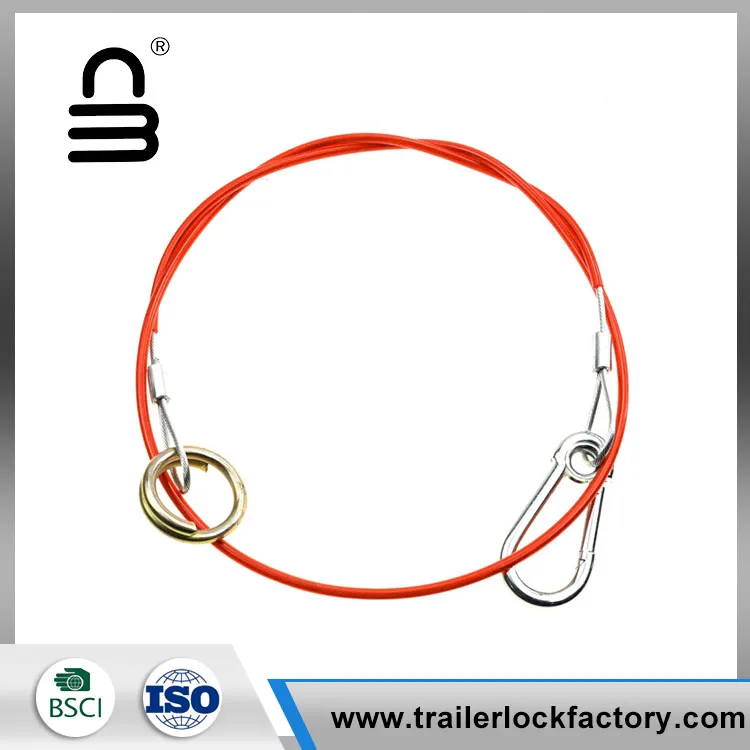 Clevis এবং Carabiner সঙ্গে ইস্পাত তারের