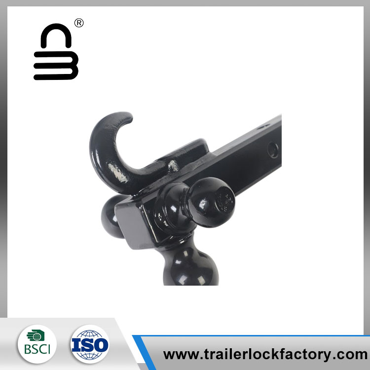 Triple Swivel Three Ball Mount With Tow Hook - 2 