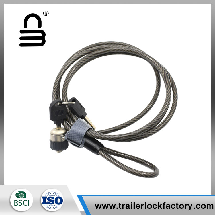 Zinc Alloy Keyed Cable Lock - 3 