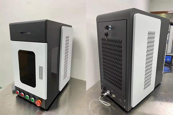 New Protect Cover UV Air Cooled Laser Marking Machine Ing Inggris