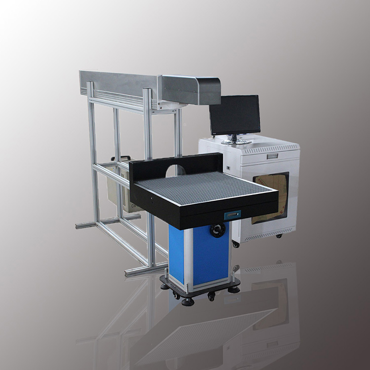 3D dinamični stroj za lasersko označevanje CO2 za denim tkanine