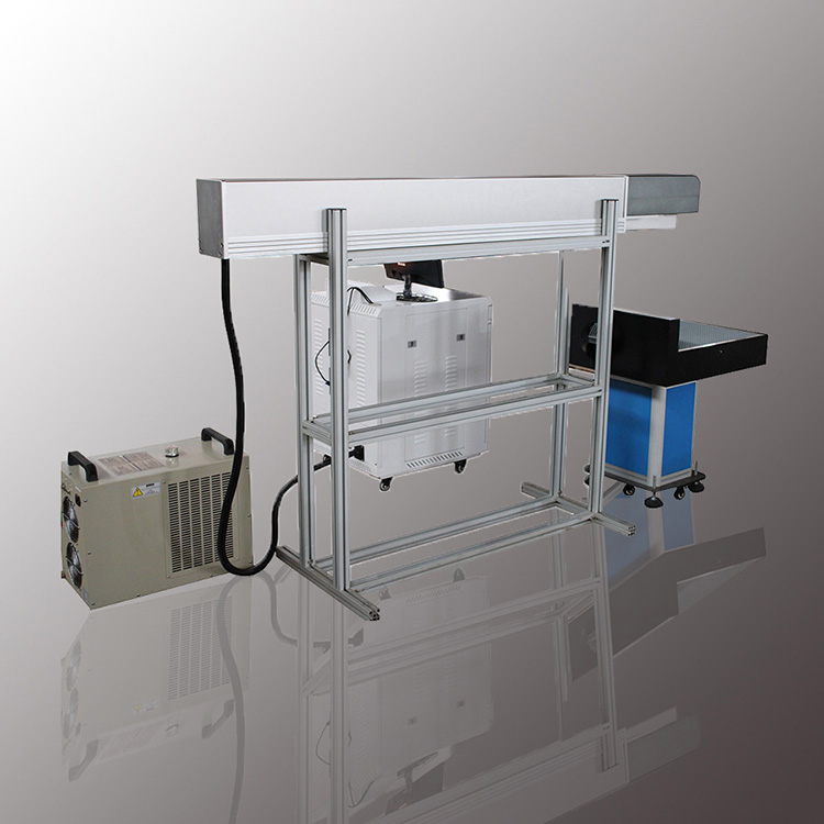 3D Dynamic Co2 лазерна маркираща машина за дънкови тъкани