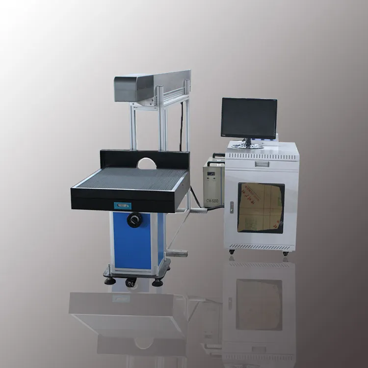 3D dynamický laserový značkovací stroj Co2 pre denimové tkaniny