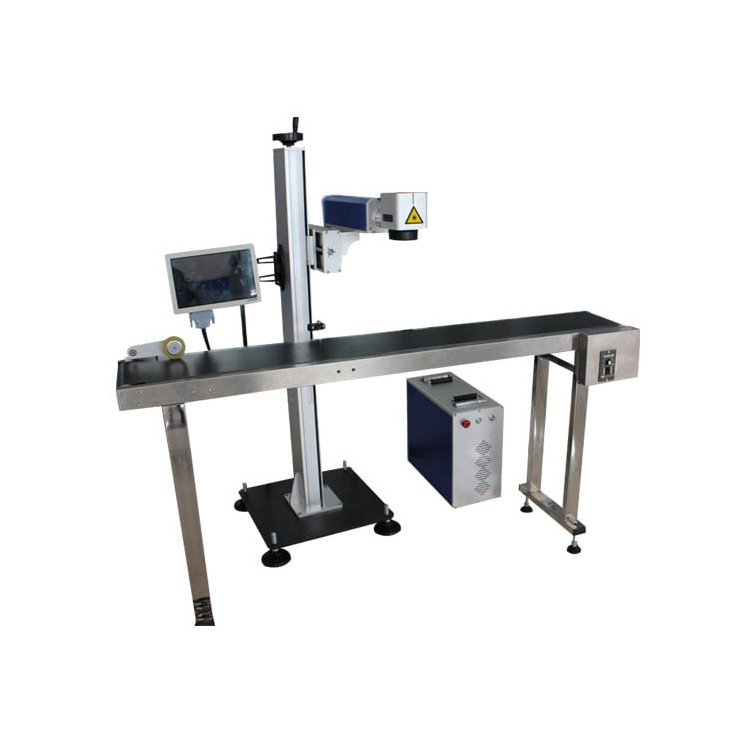 3w 5w 10w UV Online High Speed ​​Flying Laser Marking Engraving Machine
