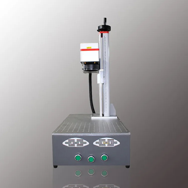 Mini máquina portátil de marcação a laser de fibra 20W 30W 50W