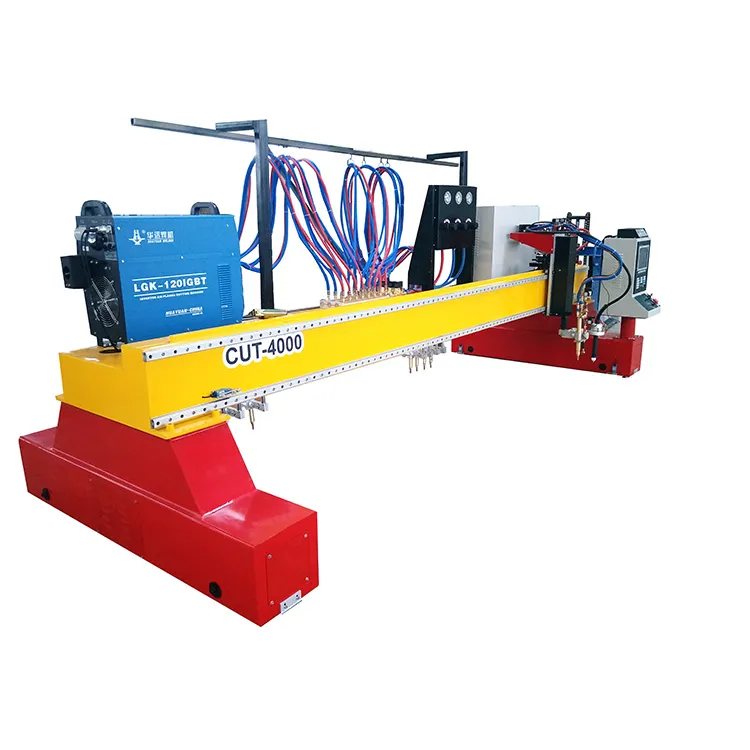 Plasma Gantry အိတ်ဆောင် CNC ပလာစမာဖြတ်တောက်ခြင်းစက်