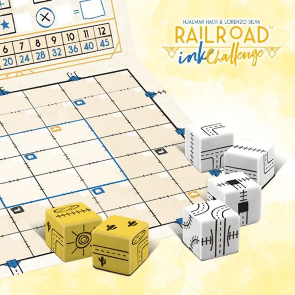 Railroad Ink Challenge نسخه زرد درخشان